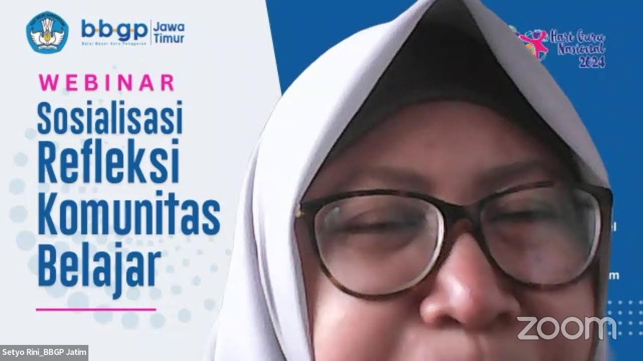 Webinar Refleksi Komunitas Belajar