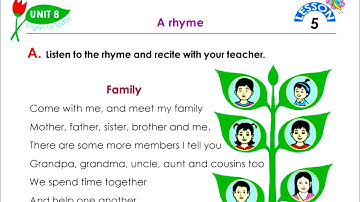 Class 2 english unit 8 page 84 | A rhyme | Lesson 5 | Class 2 english chapter 8 | New Book 2025