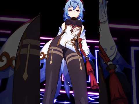 [原神 MMD] Ganyu (甘雨 / 감우 / ГаньЮй) - MONTAGEM GLORIA (Slowed) - Genshin Impact 4K 60 fps