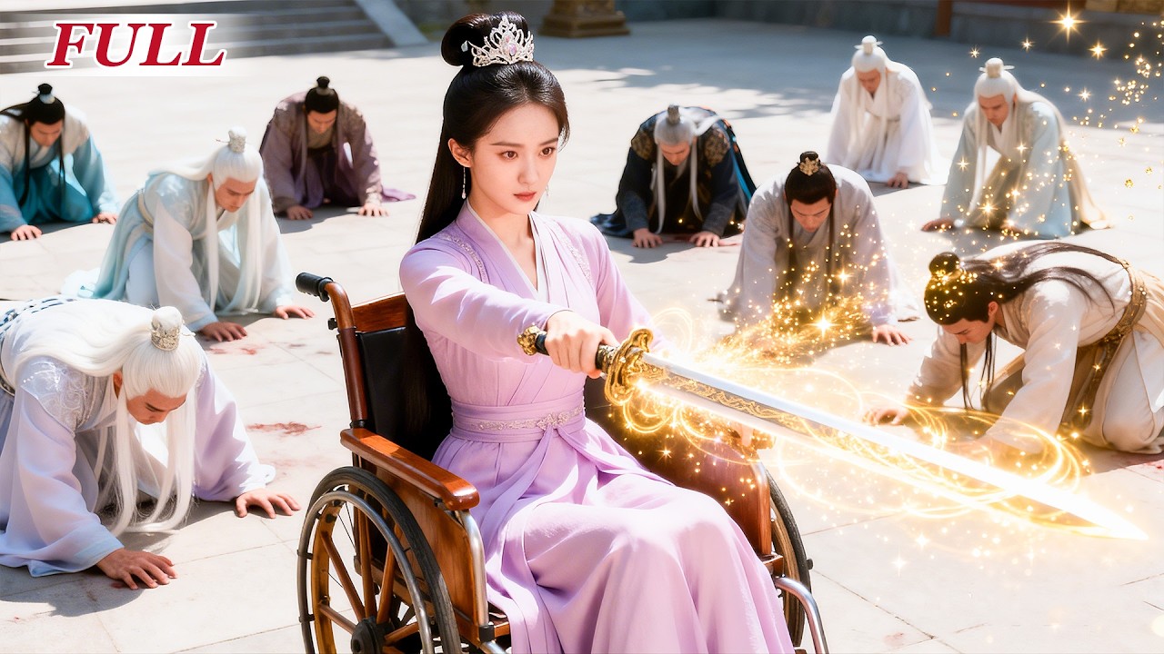 A girl in a wheelchair waved her sword, 10 men flew out—she’s the sealed！