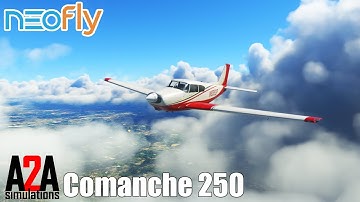 ⁴ᴷ⁶⁰ FLIGHT SIMULATOR: Cloudy Flight | A2A Comanche 250 | NeoFly