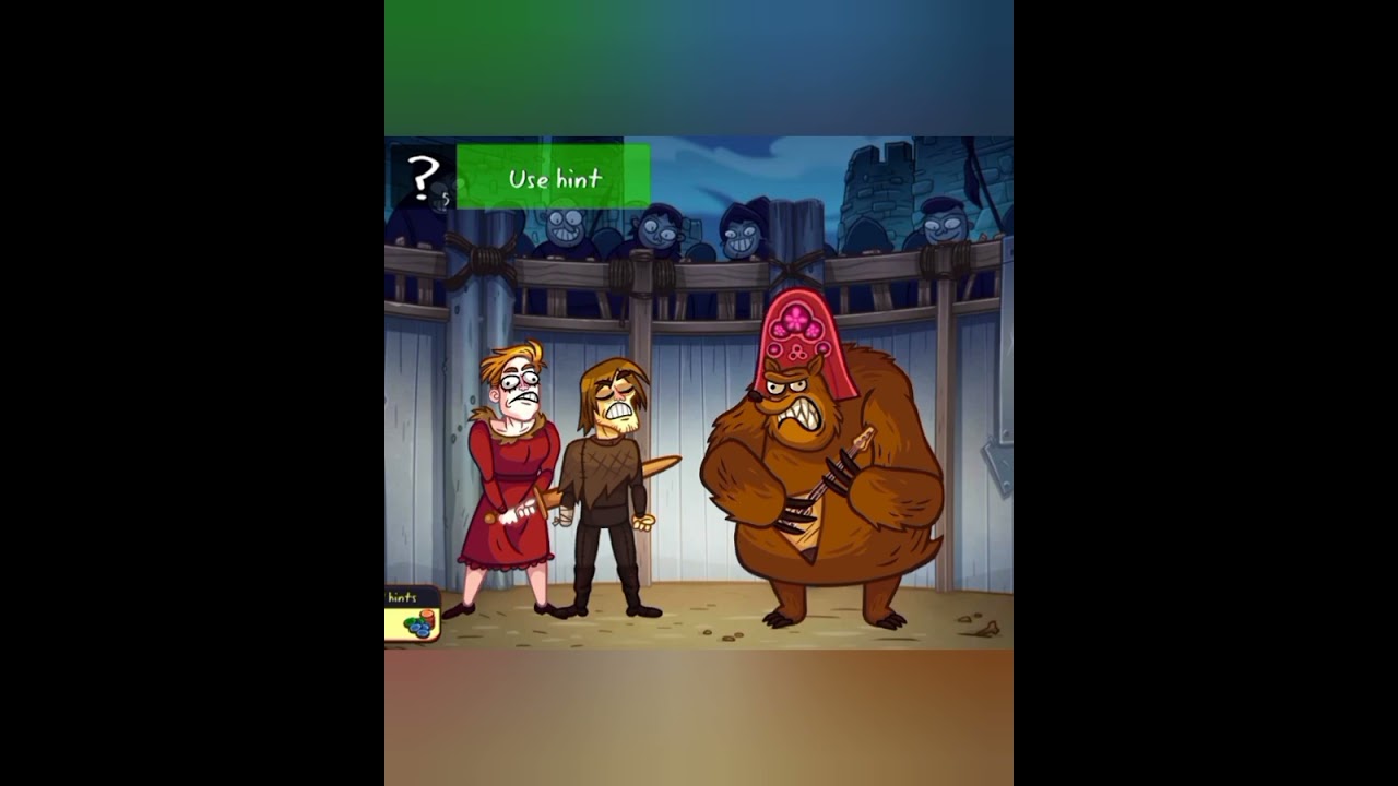 fighting with beast funny game | Game of Trolls 😃😃😃😃