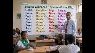 Sagalee Gabaabaa fi Dheeraa Kutaa 3ffaa # Learn Afan Oromo #Amharic English letters
