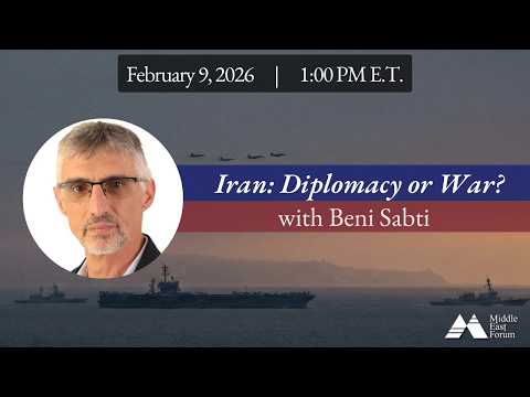 Watch "Iran: Diplomacy or War?" with Beni Sabti on YouTube