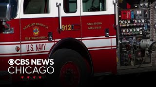 Federal firefighters at Naval Station Great Lakes work without pay amid government shutdown