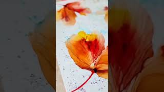 Floral Alcohol Ink Artwork | How To | Flowers | Tutorial