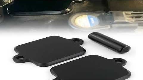 Smog Block Off Plates Cover Fit For Yamaha YZF R1 YZF R1M R1S YZF R6 YZF R6S FZ1 / FZ1 Fazer FZ6R/ F