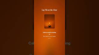 Lay Me at the Altar - (Dark Gospel Ballad)