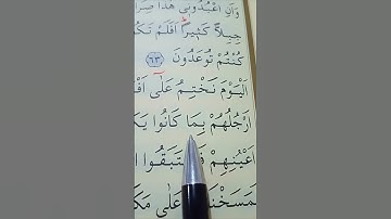 سورة يس الأية 63 إلى 67 بصوت سعد الغامدي