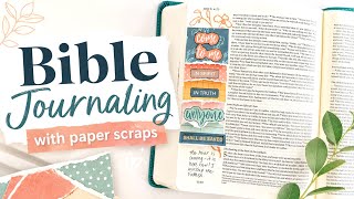 Bible Journaling with Paper Scraps