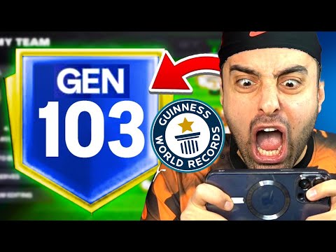 103 GEN DÜNYA REKORU KIRDIK 😱 BU PAKETLER İNANILMAZ ! EA FC MOBİLE 24 PAKET AÇILIMI !