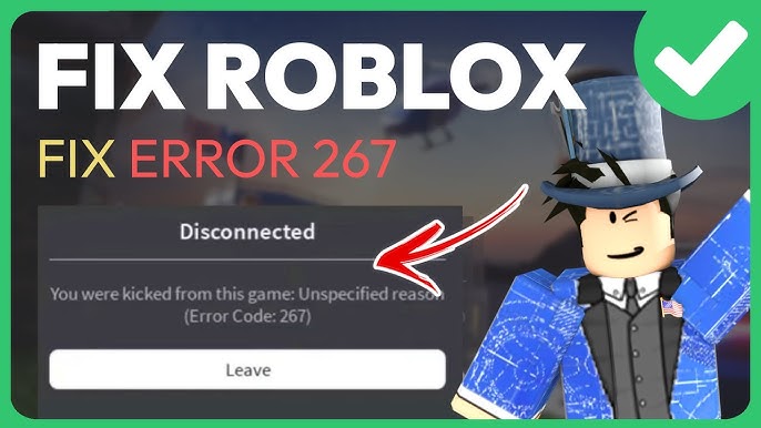 Fix You Were Kicked From This Experience Roblox Arceus X 2.1.4/2.1.3 error  code 267 