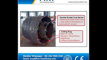 Core barrel for rotary drilling rig