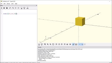 OpenSCAD - cube