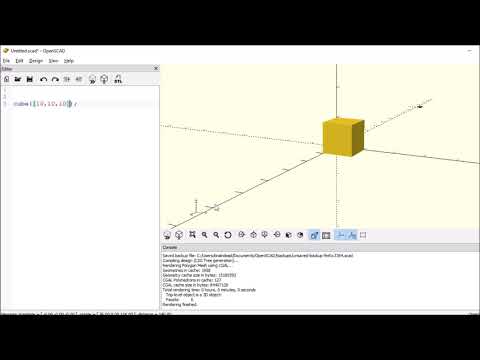 OpenSCAD - cube