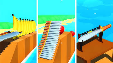 Flying Cut 🔪⚔️🪓 Very Satisfying And Relaxing ASMR Slicing Game Perfect!