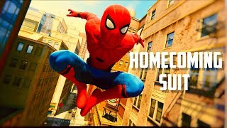 Marvel's Spider-Man PS4 - HOMECOMING Suit Free Roam Gameplay (With Homecoming Theme Remix)