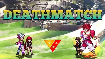 Gogeta Ultra Ego Instinct V2 & Rias V2 VS Akame & Limit Break Broly SSJ4 in Jump Force Mugen