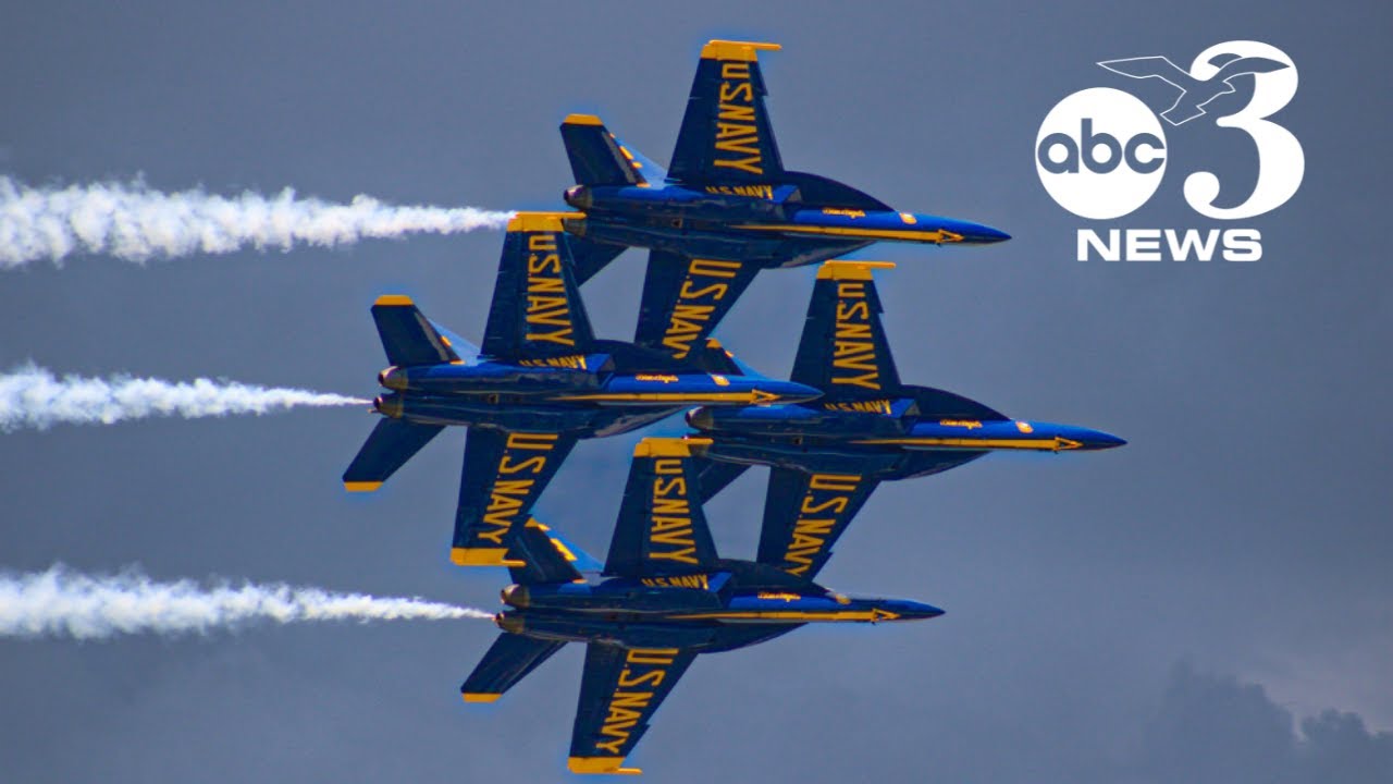 blue angels dress rehearsal WATCH: Pensacola Beach Air Show dress rehearsal wows packed crowd