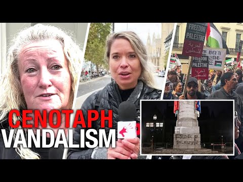 'Disgraceful! These people should be prosecuted': London citizens comment on cenotaph vandalism