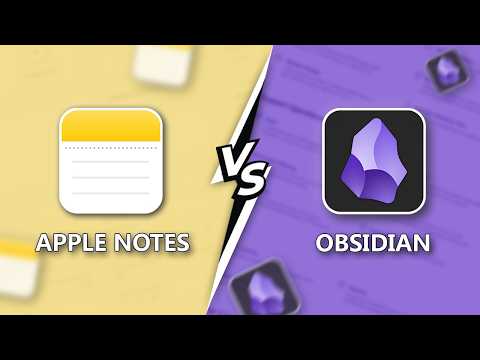 Obsidian vs Apple Notes | Should You Use Both in 2026?
