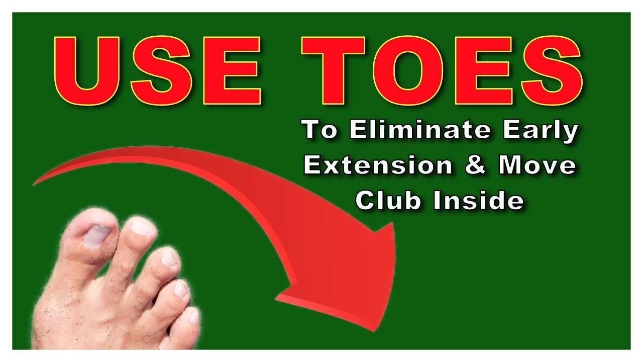 Use Toes of Trail Foot to Eliminate Early Extension