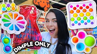 DIMPLE ONLY FIDGET SHOPPING!! 💸 *JUMBO Dimple Deluxe*🌈