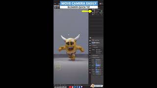 How to Move the Camera Quickly in Blender! #Shorts