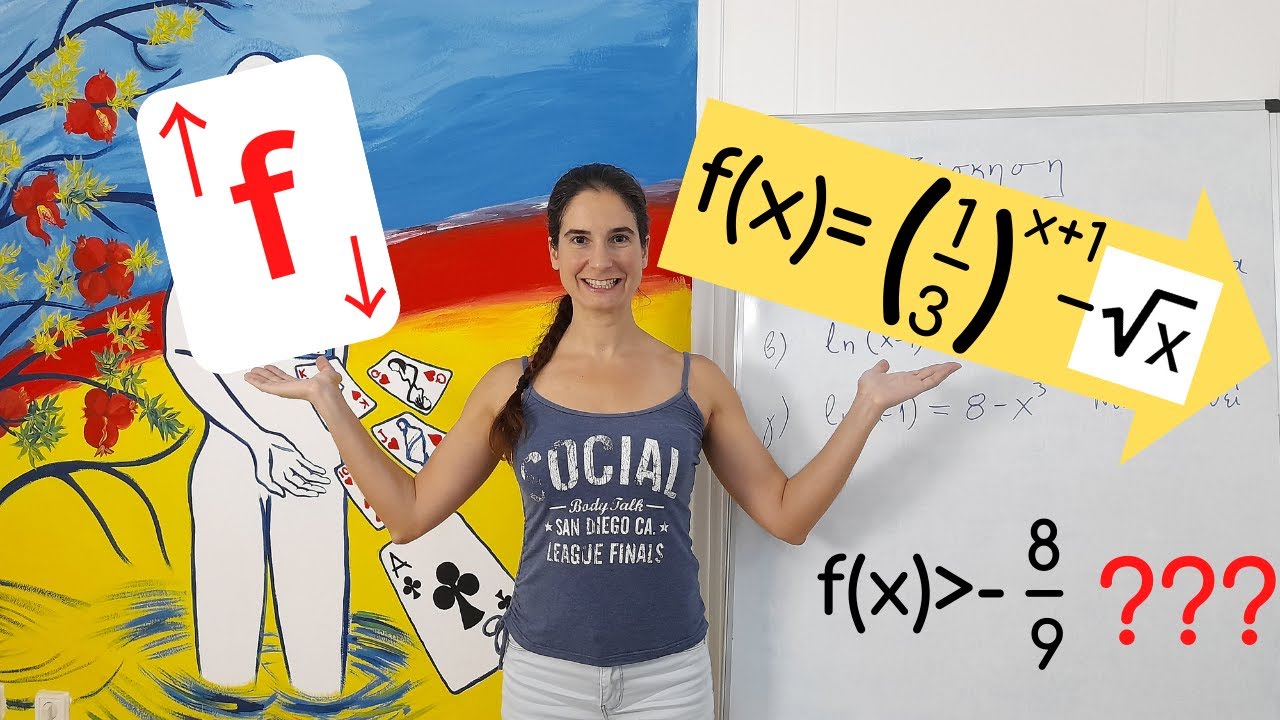 Μονοτονία συνάρτησης και επίλυση Ανίσωσης | Κυριακή Στέργου