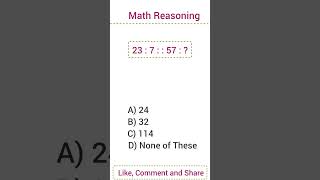 Reasoning Classes || Math Tricks || Number Analogy