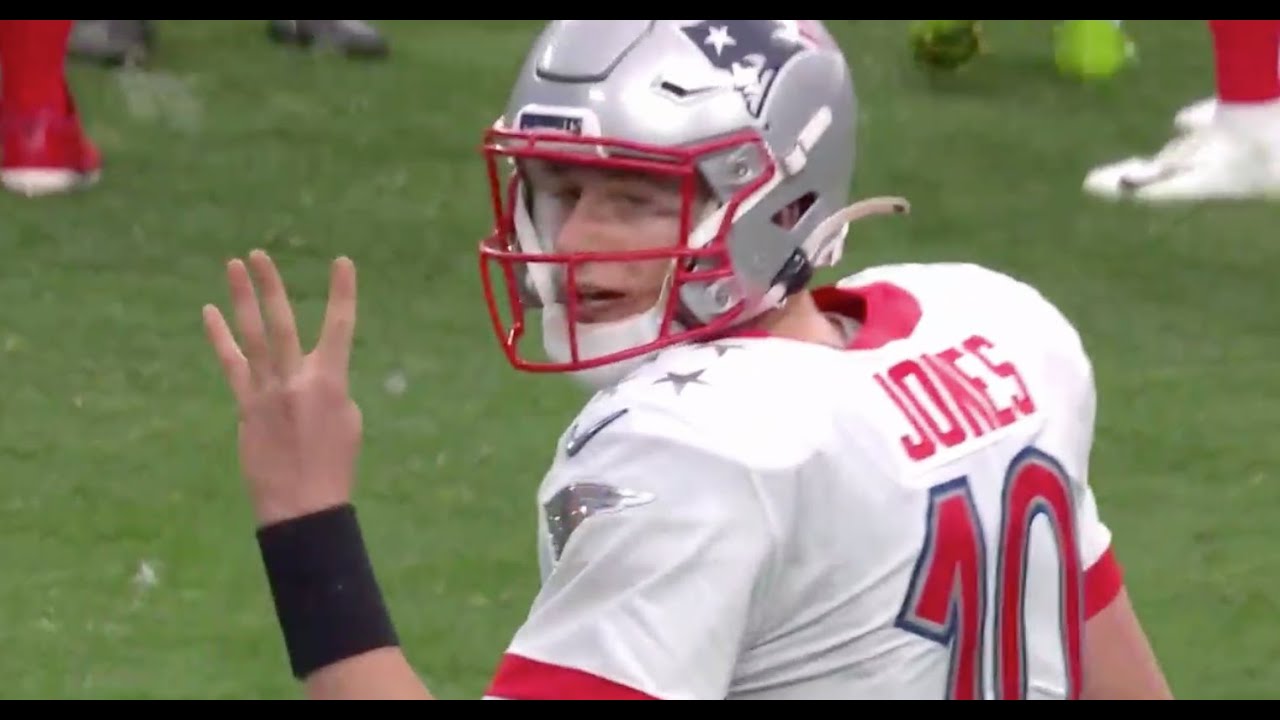 Mac Jones Talking Trash To NFC Defense In Pro Bowl 😂