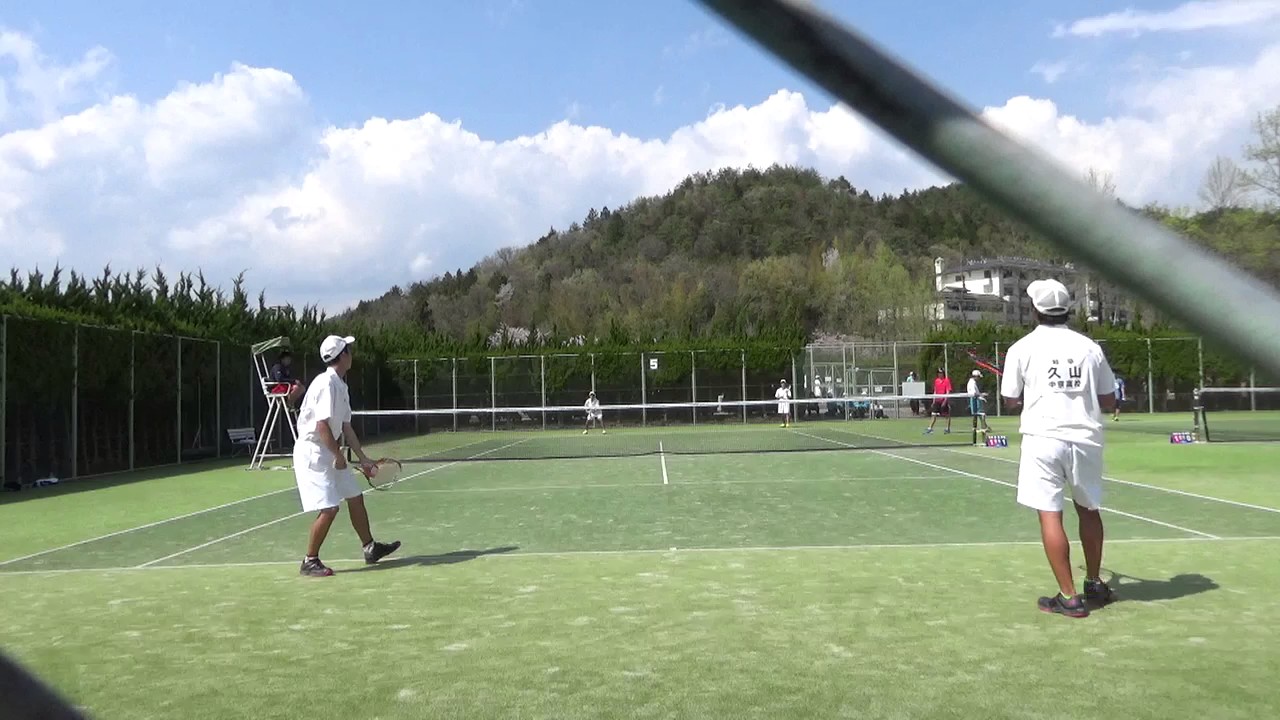 平成２９年度　岐阜県ソフトテニス春季優勝大会　男子　４回戦５　久山・大友　対　三輪・宮里