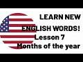 Learn English :: Lesson 7 Months of the year