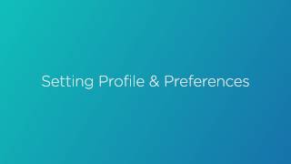 Supply Wizards - Setting Profile and Preferences