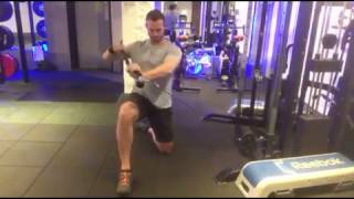 Cable chop and press
