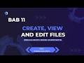 Belajar Mengelola File di Linux: Create, View, &amp; Edit File 🐧 || BAB 11