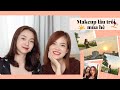 Makeup LÂU TRÔI NGÀY HÈ + Vlog Đi Chơi Cuối Tuần | Trang &amp; Tiên