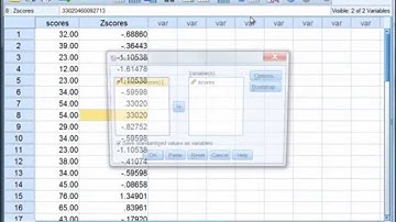 Find z-Scores in SPSS; How to Standardize a Variable; Find z Scores