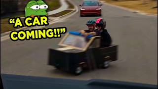 Nick Drives Arther And Julia Downhill And Things Got Out Of Control...