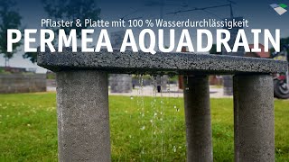 AQUADRAIN PERMEA erklärt – Pflaster & Platte mit 100 % Wasserdurchlässigkeit