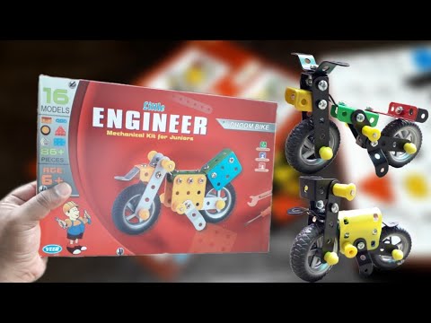 || KID'S 📍MECHANICAL 📈ENGINEER 🔧 SET || REVIEW AND UNBOXING || INDIAN ...