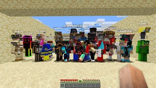 I Put 100 Players in a Minecraft Race... But theres No Exit