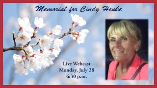 Cindy Henke Memorial Service