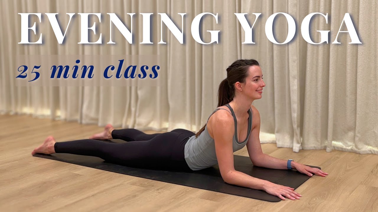 25 Min Evening Reset Class | Gentle Yoga for End of Day - YouTube