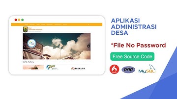APLIKASI SISTEM INFORMASI ADMINISTRASI DESA BERBSIS WEB - FREE SOURCE CODE (NO PASSWORD)