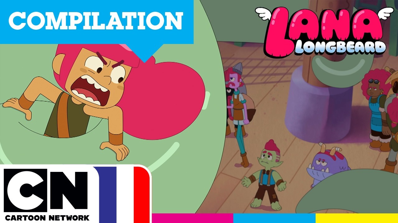 Les 8 meilleures quêtes et aventures | Lana Longue Barbe | @cartoonnetworkFR