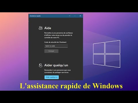 Assistance rapide de Windows - YouTube