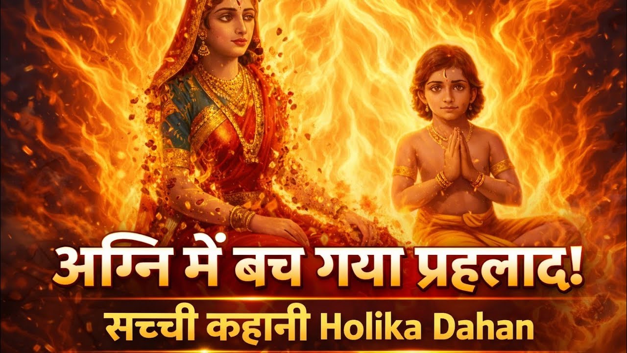 क्यों जल गई होलिका लेकिन बच गए प्रहलाद? पूरी कथा सुनिए