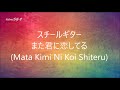また君に恋してる（I'm love with you again）Steel Guitar