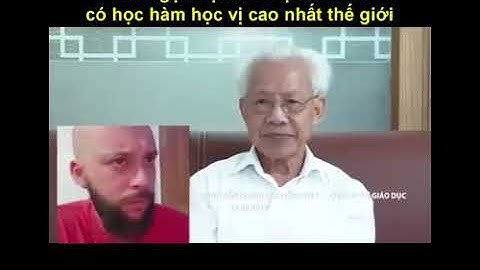 giáo sư hồ ngọc đại có học hàm cao nhất thế giới